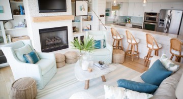 pastel-colored room designs for summer house