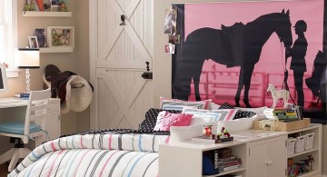 picture silhouette pink and black wall decor