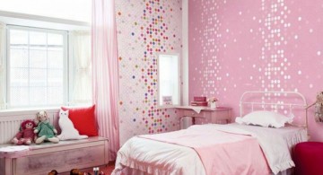 pink bricks kids rooms paint ideas