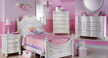 pink themed unique beds for girls