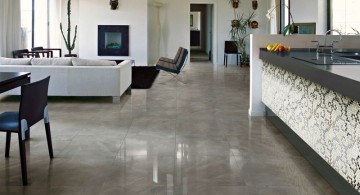 polished marble tile flooring ideas for living room