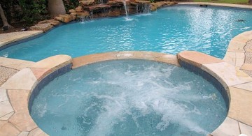 pool with spa designs