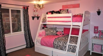 pretty girl bedrooms with bunk beds