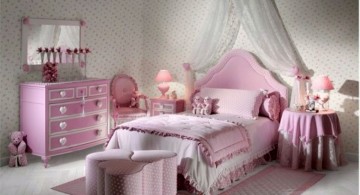 pretty girl bedrooms with lace curtains