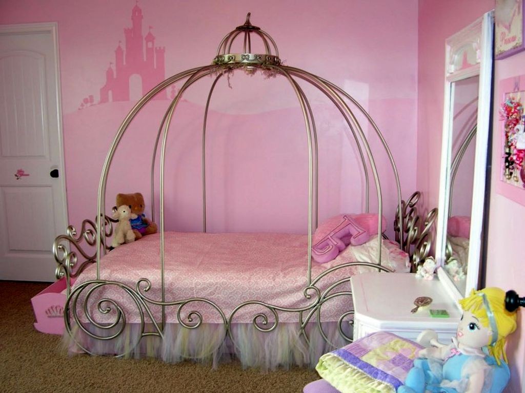 princess style cute girls bedroom ideas