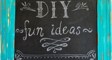 repurposing old frame for chalkboard writing ideas