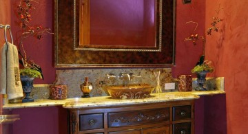 retro looking Bathroom vanity lighting ideas