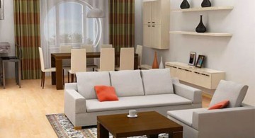 retro style small living room ideas
