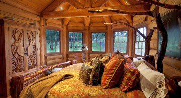 rustic bed plans for small space