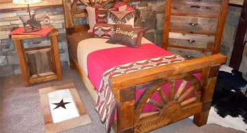 rustic bed plans for teenagers