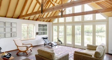 rustic contemporary vaulted ceilings