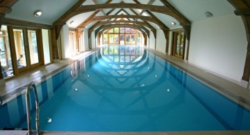 rustic indoor swimming pool