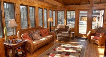 rustic living room ideas with skylight
