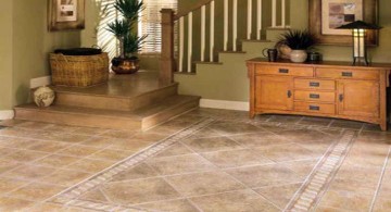 rustic with marble tile flooring ideas for living room