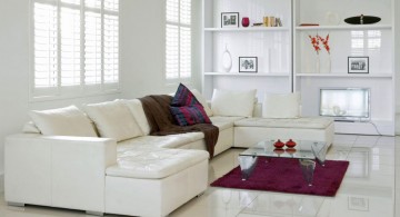 simple and classy wall shelving units for living room for small space