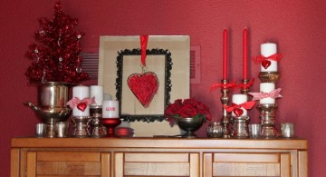 simple bedside drawers bedroom decoration for valentines day
