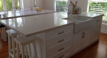 simple kitchen island with sink
