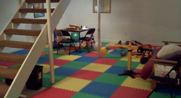 simple lighting ideas for basement as play ground