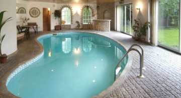 simple outlooking indoor swimming pool designs