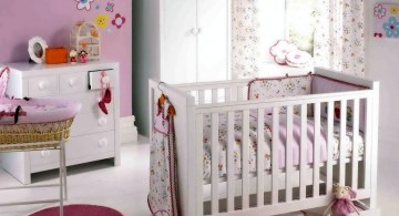 simple soft pink baby room ideas