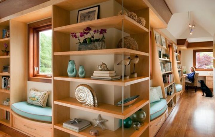 simple space savvy corner shelf designs