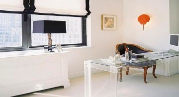 sleek Acrylic Computer Desk for office