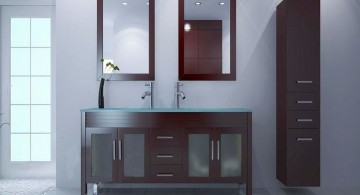 sleek and minimalist master bathroom lighting ideas