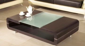 sleek and open wood coffee table designs