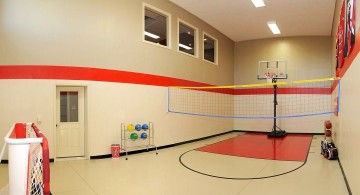 small ball gym indoor home basketball courts