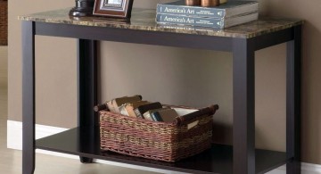 small entry table ideas with low second deck