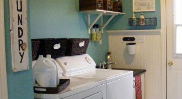 small laundry room storage solutions in limited space