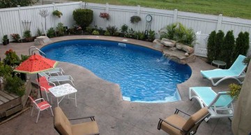 small pool for small backyard