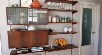 smart space usage floating shelf decorating ideas