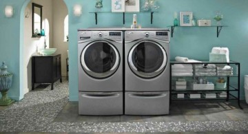 smart space use small laundry room storage solutions