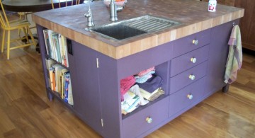 smart storage ideas for kitchen island with sink