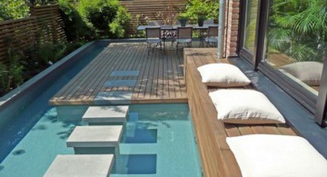 smart tiny swimming pools idea with seating area