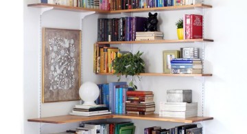 space smart corner shelf designs