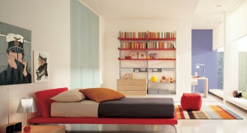 spacious modern mens bedroom