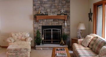 stack stone fireplaces for livingroom