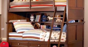 stylish bunk beds with storage drawers