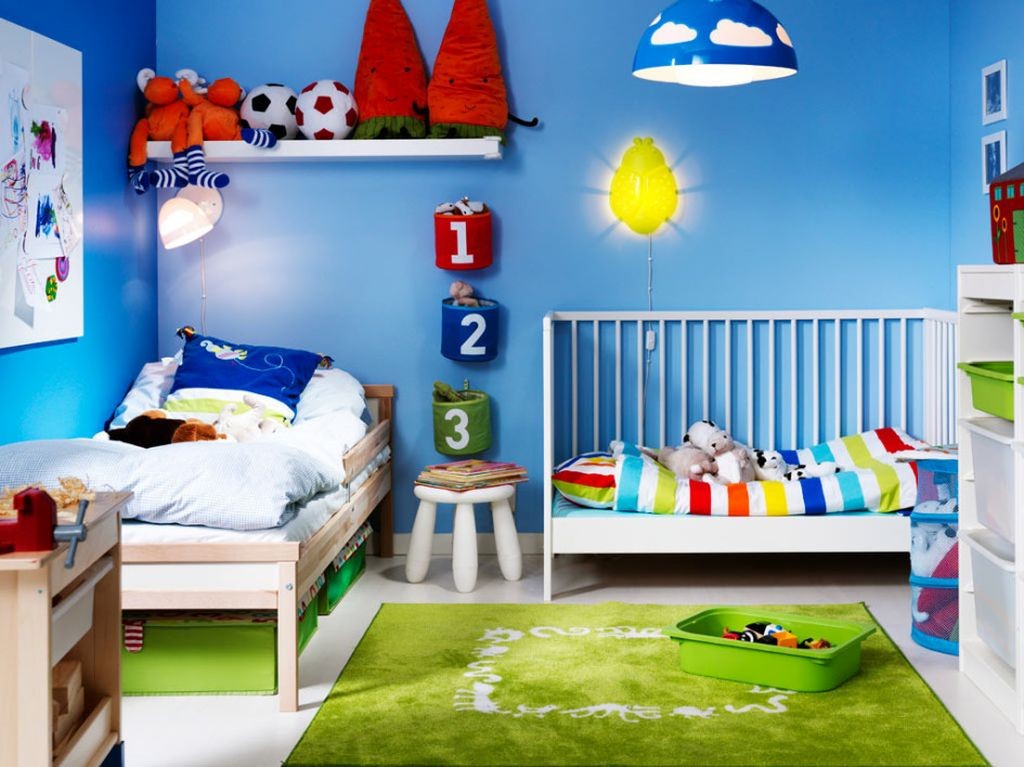 sunshine and blue sky kids rooms paint ideas