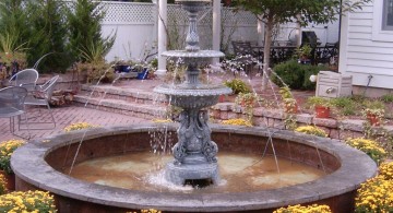 tall landscape fountain design ideas