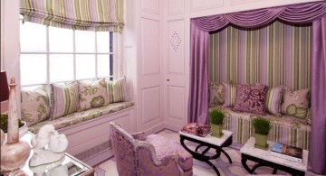 teenage girl curtain designs in purple shades