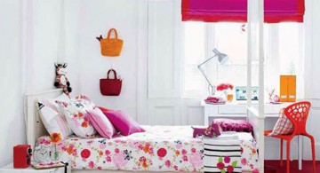 teenage girls room inspiration designs with four posts bed