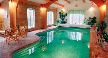 terracotta tiled indoor swimming pool designs