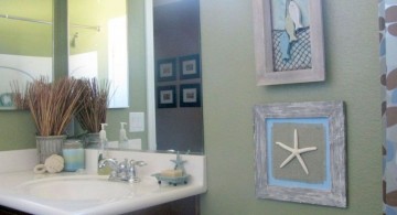 tiny bathroom design ideas in beach theme