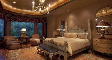 tuscan style bedroom furniture in cream and beige rooms