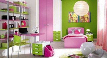 two toned awesome rooms for girls
