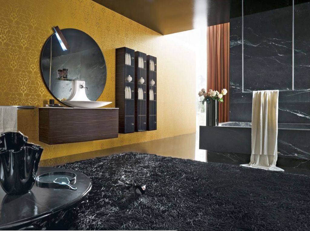 unique black bathrooms ideas