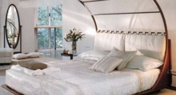 unique canopied curved bed designs
